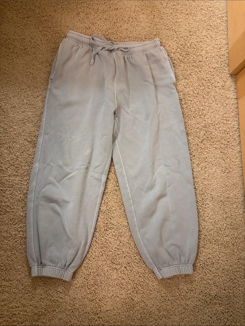 Aeropostale Light Gray Cozy Jogger Sweatpants